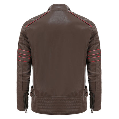 Titanium Rogue Leather Jacket - Hugh