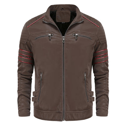 Titanium Rogue Leather Jacket - Hugh