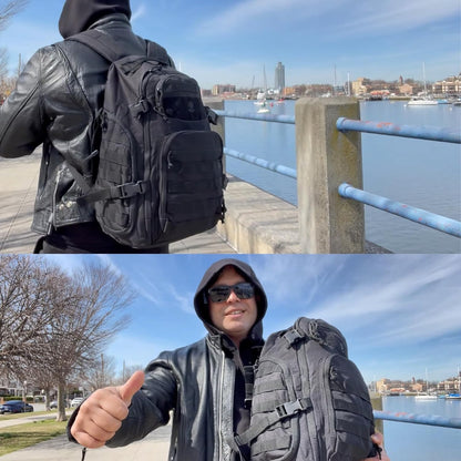 35L Outdoor Tactical Backpack with Molle System and Laptop Storage
