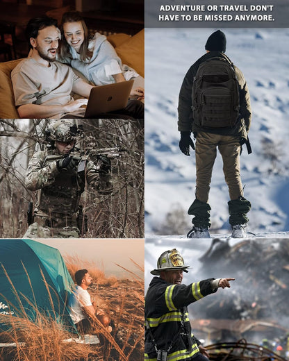 35L Outdoor Tactical Backpack with Molle System and Laptop Storage