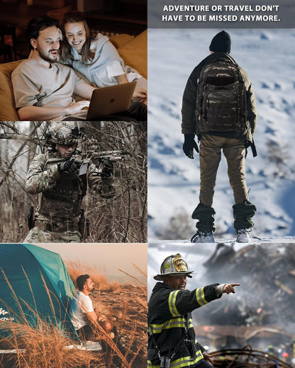 35L Outdoor Tactical Backpack with Molle System and Laptop Storage