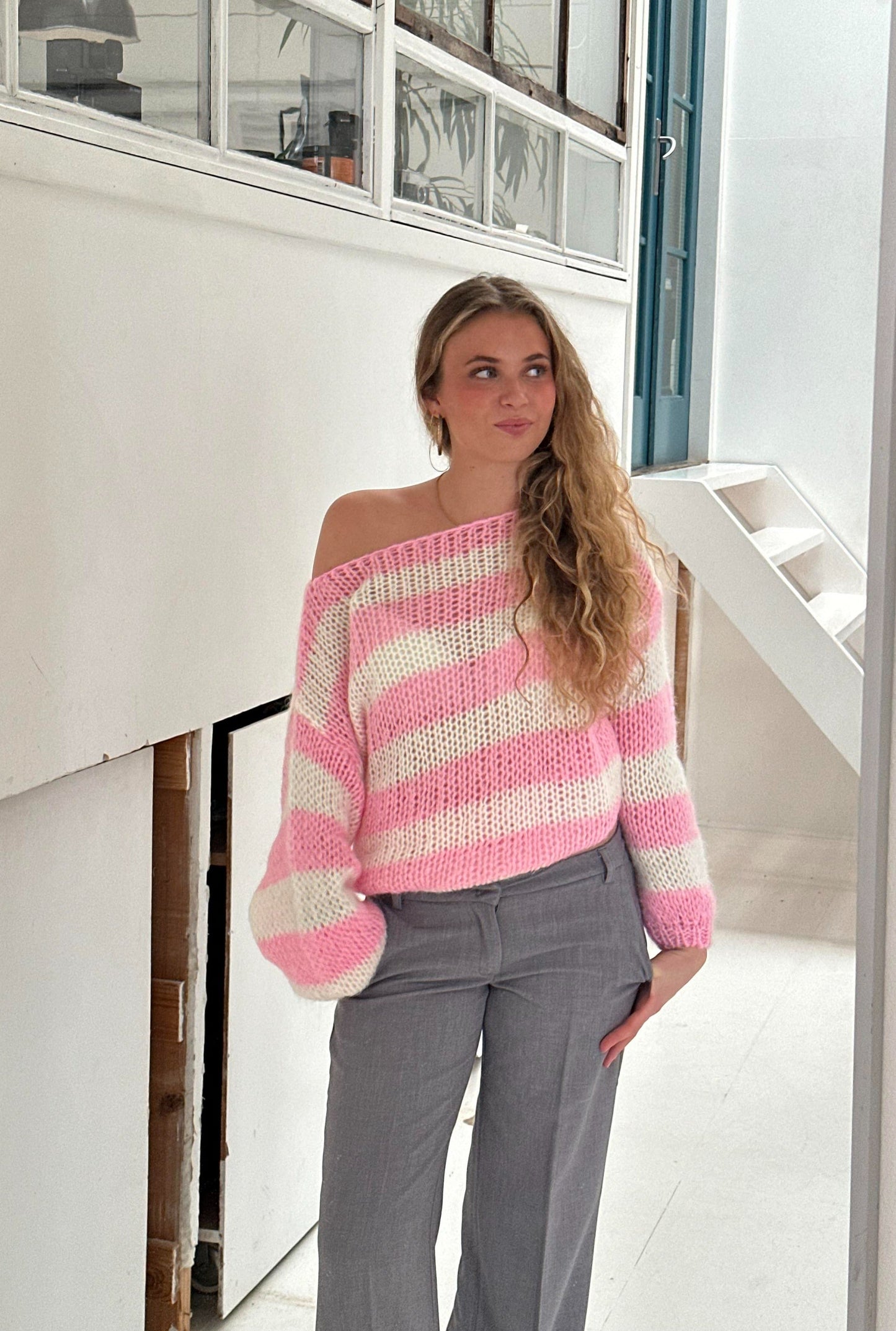 Trendy Knit Women's Sweater - Aurelia