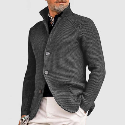 Trendy Knitted Men's Vest with Pockets - Oscar