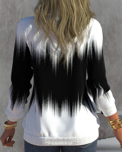 Trendy Ladies’ Zip Neck Jumper - Aurora