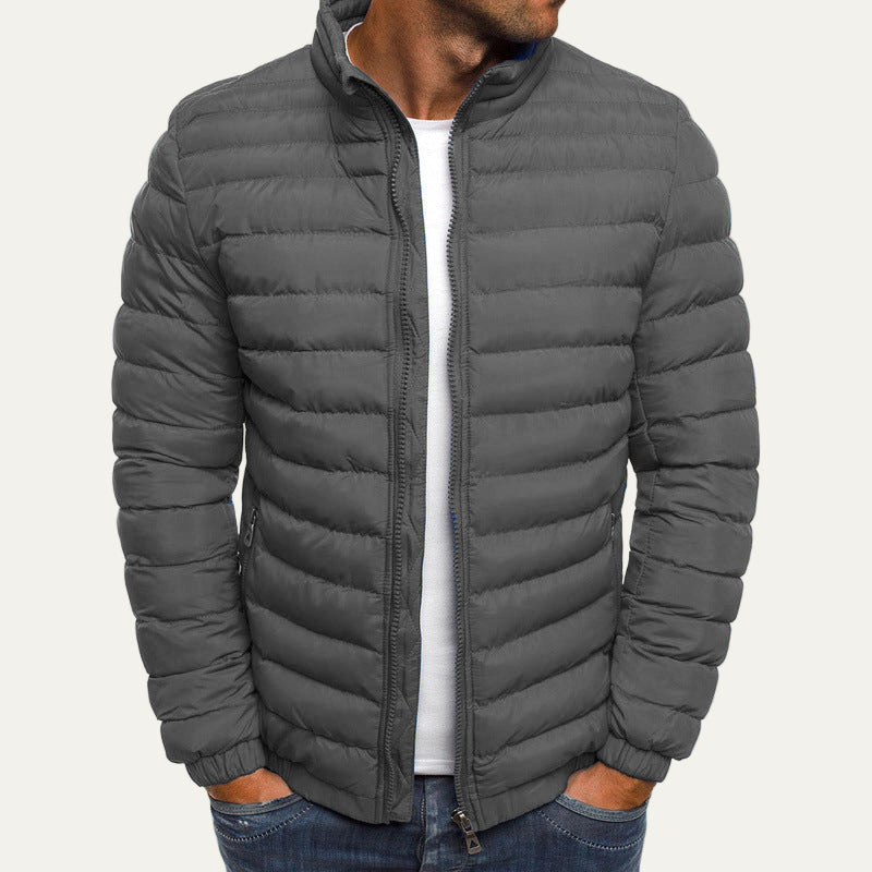 Men’s Minimalist Windproof Full Zip Outdoor Shell Jacket