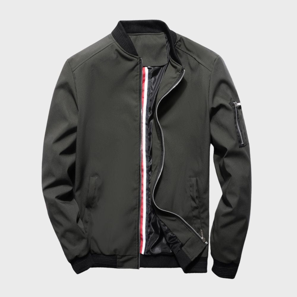 Men’s Classic Full Zipped Bomber Jacket
