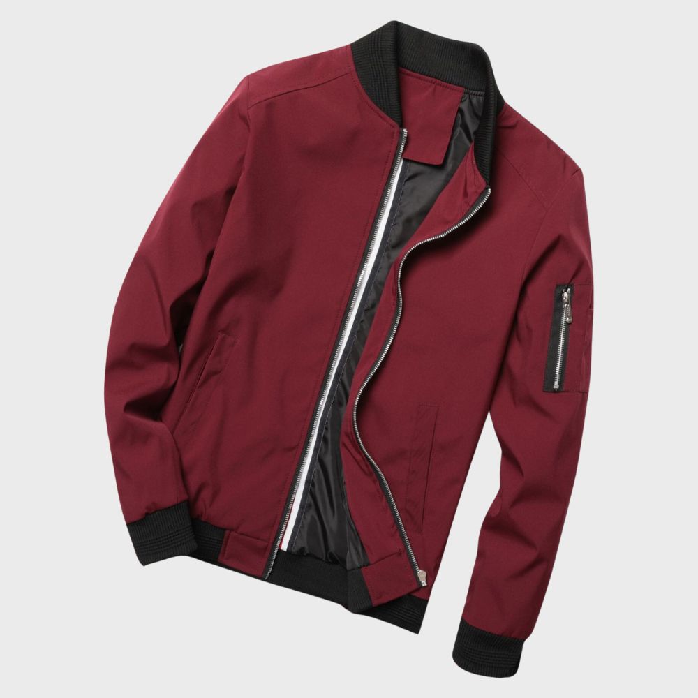 Men’s Classic Full Zipped Bomber Jacket