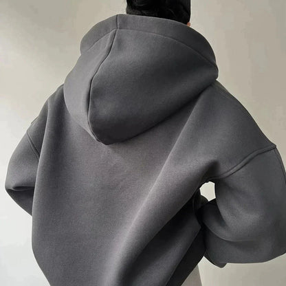 Trendy Oversized Women's Hoodie with Hood - Luna