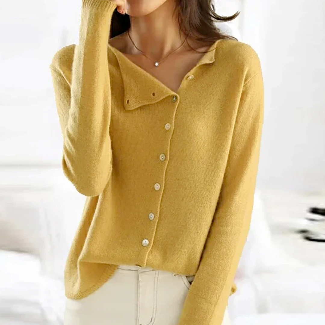 Trendy V-Neck Jumper - Sienna