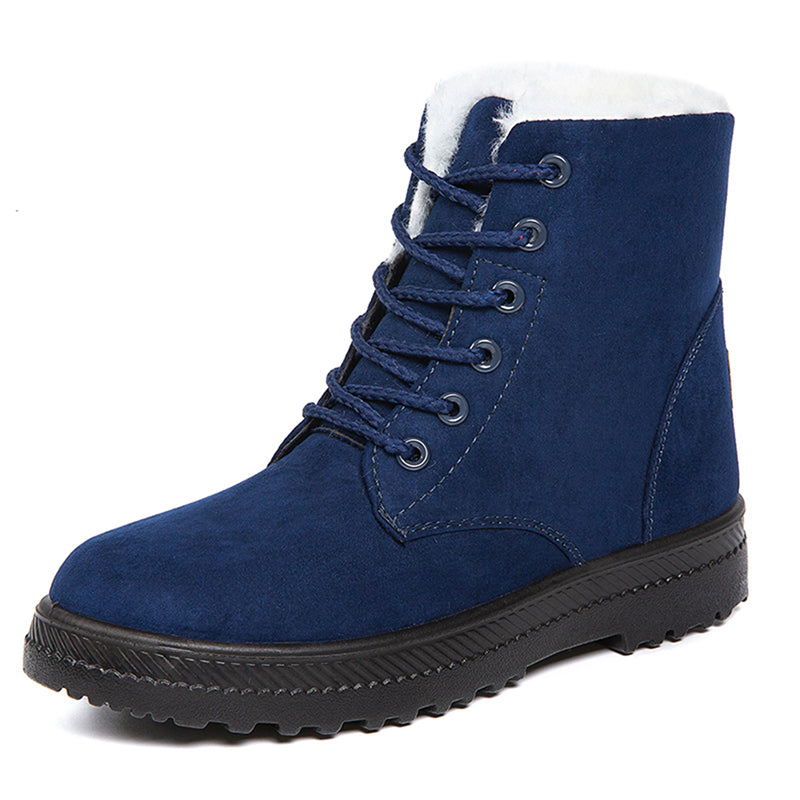 Luxury Women's Fur Lined Winter Boots