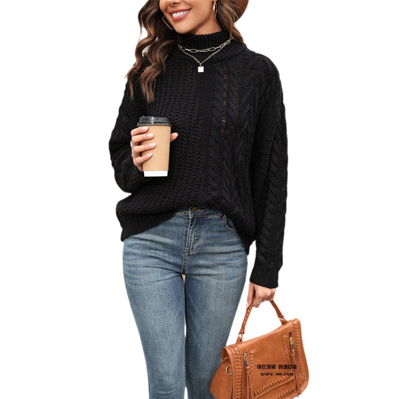 Warm Winter Turtleneck Sweater
