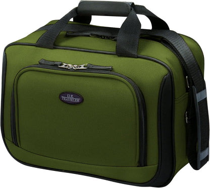 2-Piece Softside Carry-On Luggage Set with Expandable Design and Skate Wheels