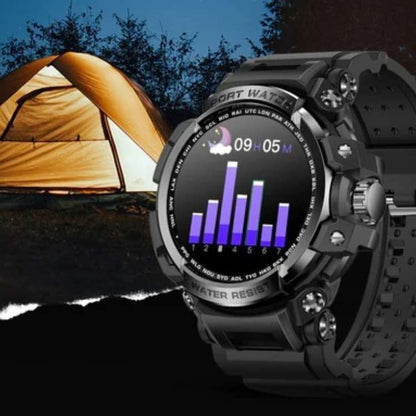 Rugged Outdoor Smartwatch – Waterproof, Bluetooth Calling, Long Battery