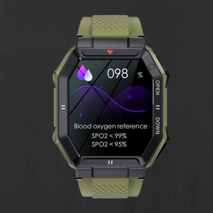 Rugged Military Smartwatch – 20+ Sport Modes, HD Display, 10-Day Battery