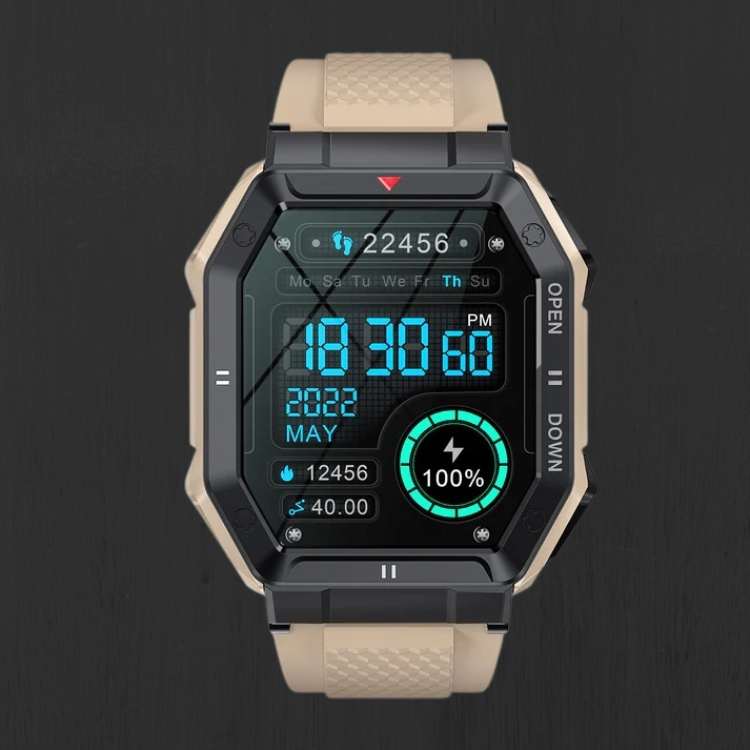 Rugged Military Smartwatch – 20+ Sport Modes, HD Display, 10-Day Battery