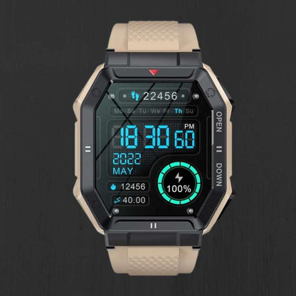 Rugged Military Smartwatch – 20+ Sport Modes, HD Display, 10-Day Battery