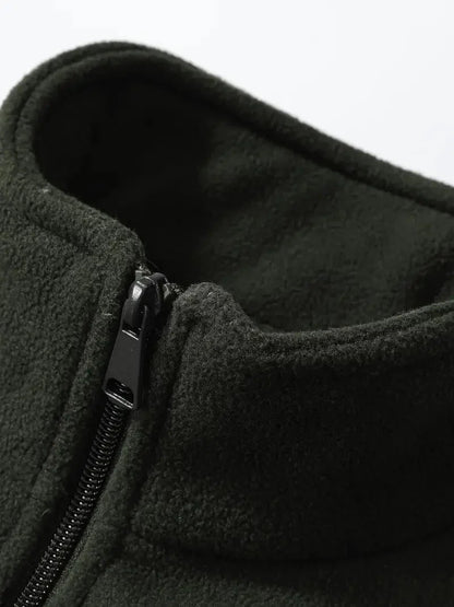 Unisex Lined Fleece Vest - Aspen