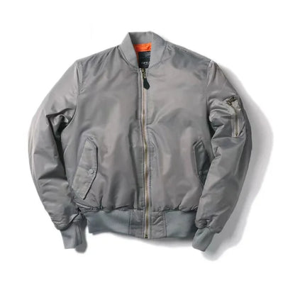 Unisex Premium Bomber Jacket with Zipper - Alex