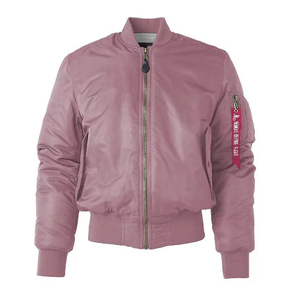 Unisex Premium Bomber Jacket with Zipper - Alex