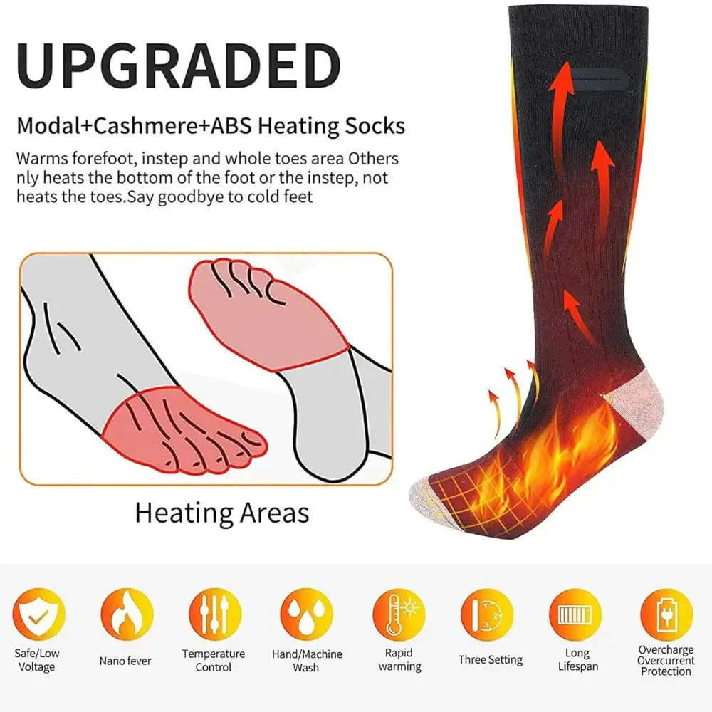 Unisex Rechargeable Heated Socks