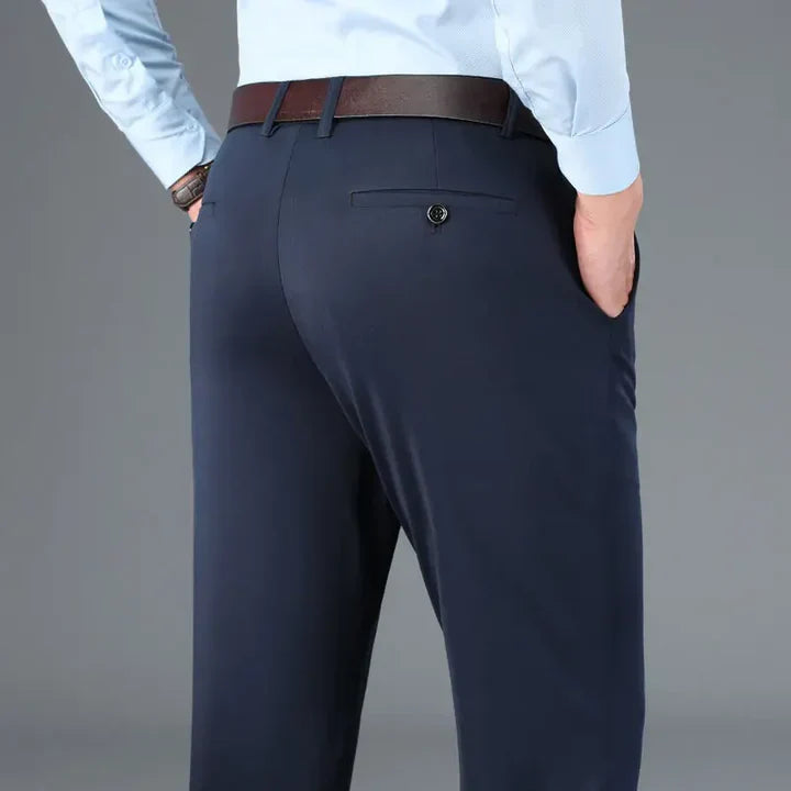 Comfortable Slim Fit Stretch Dress Trousers