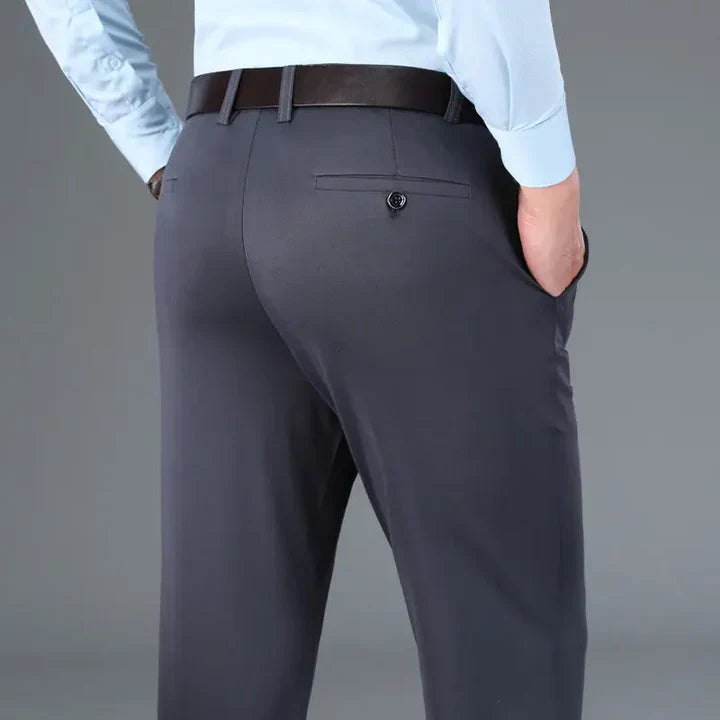 Comfortable Slim Fit Stretch Dress Trousers
