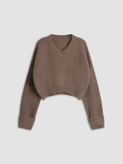 V-Neck Pullover for Women - Mila