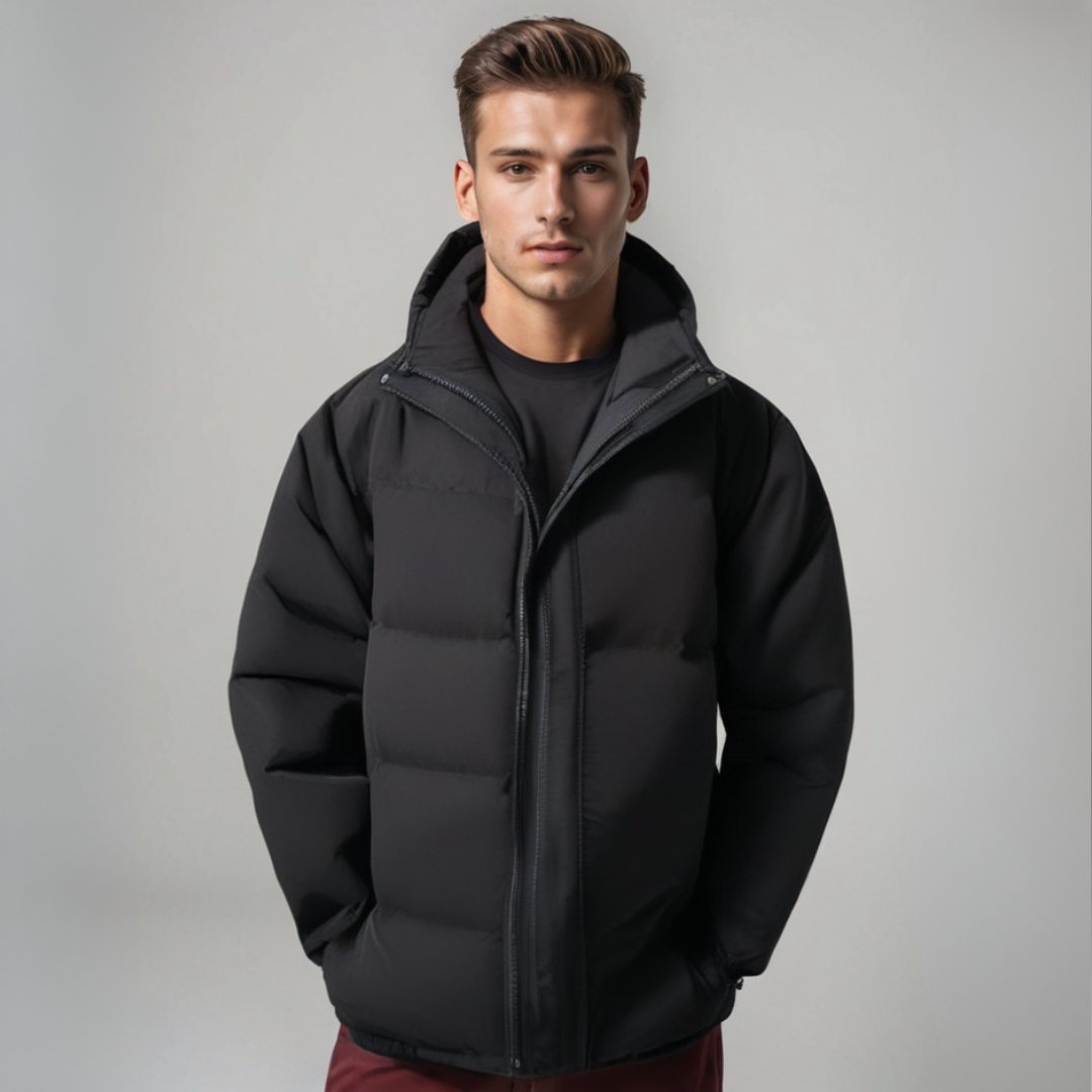 Timeless Style Insulated Hoodie Jacket - BritishElegance