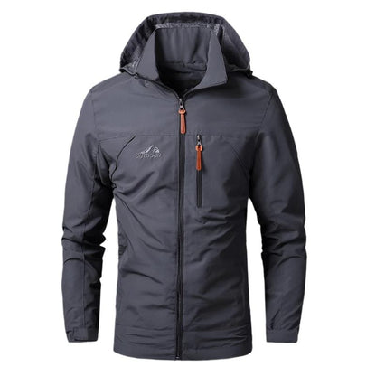 Waterproof and windproof men's jacket - Arvid