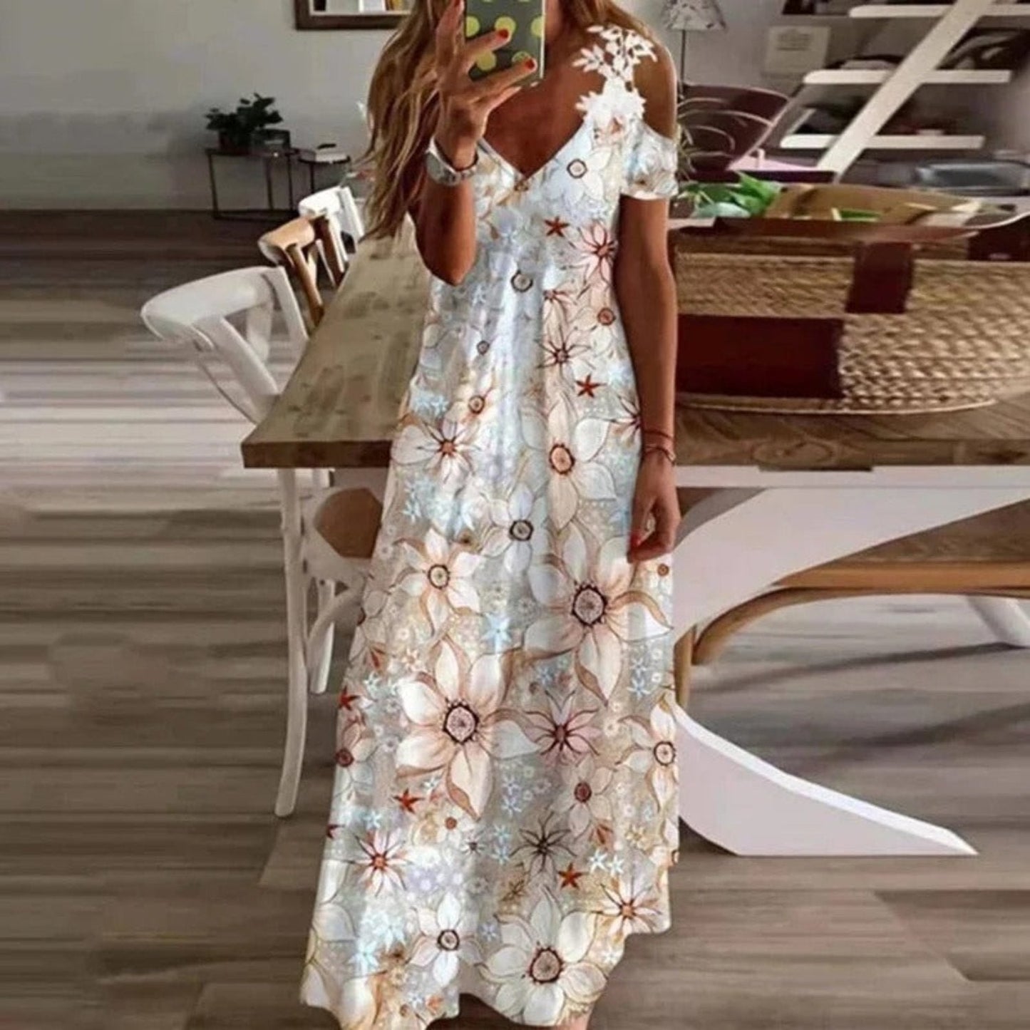 Stylish Summer Maxi Dress Lightweight