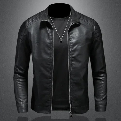 Sustainable Men's Vegan Leather Jacket