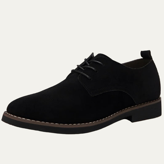 Men’s Suede Contrast Stitch Derby Shoes