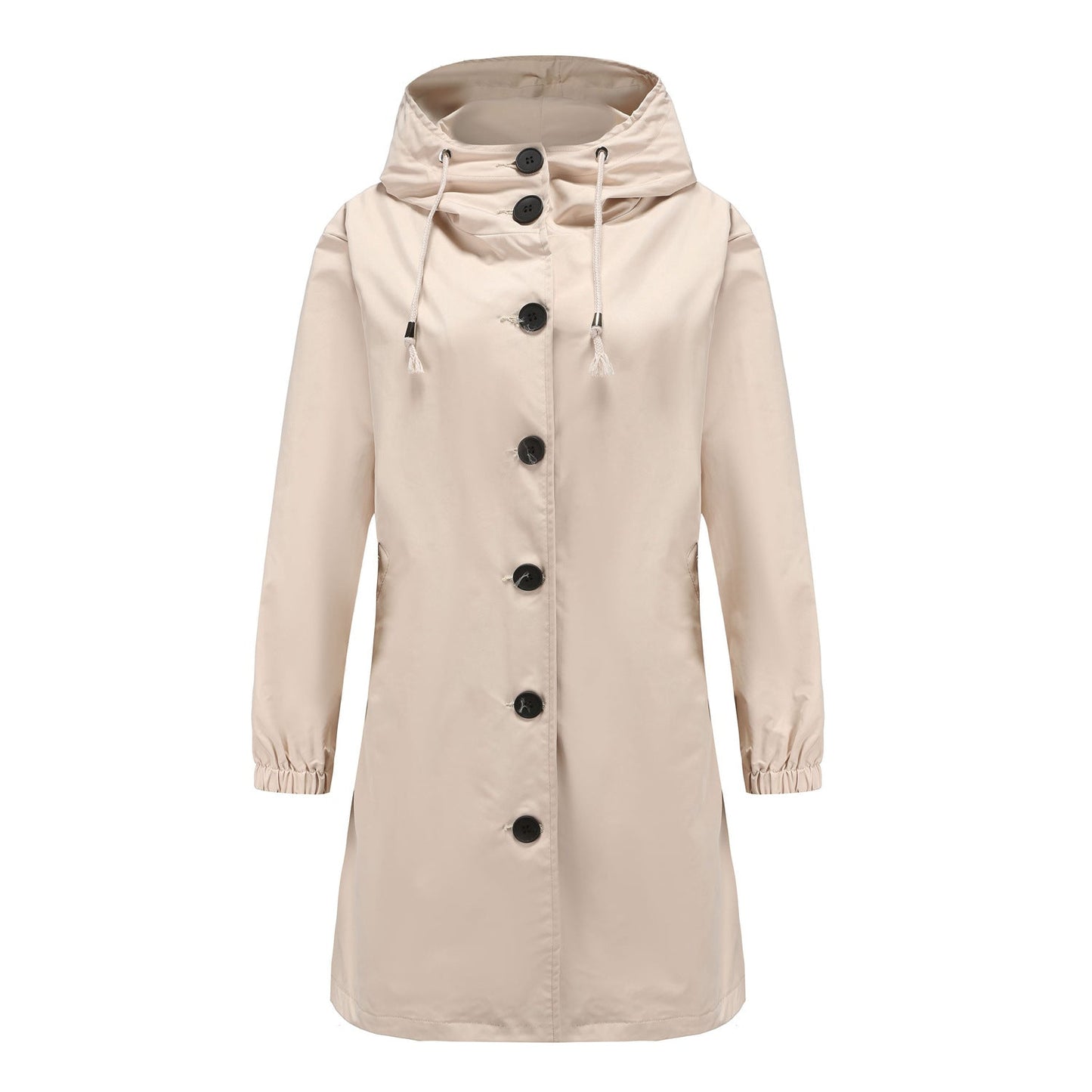 Ladies Long Waterproof Parka Coat