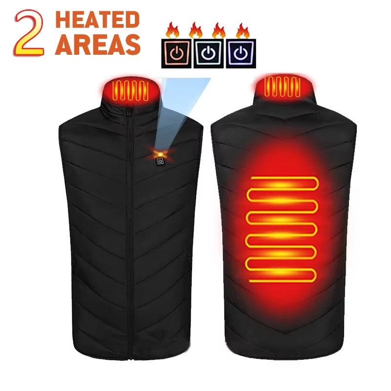 ThermaWear | Cozy Dual-Control Heated Vest for Women with 9 Heating Zones