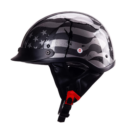 Sporty Motorcycle Helmet With Anti UV Shield Visor