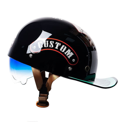 Durable Motorcycle Baseball Helmet ABS Protection - BritishElegance