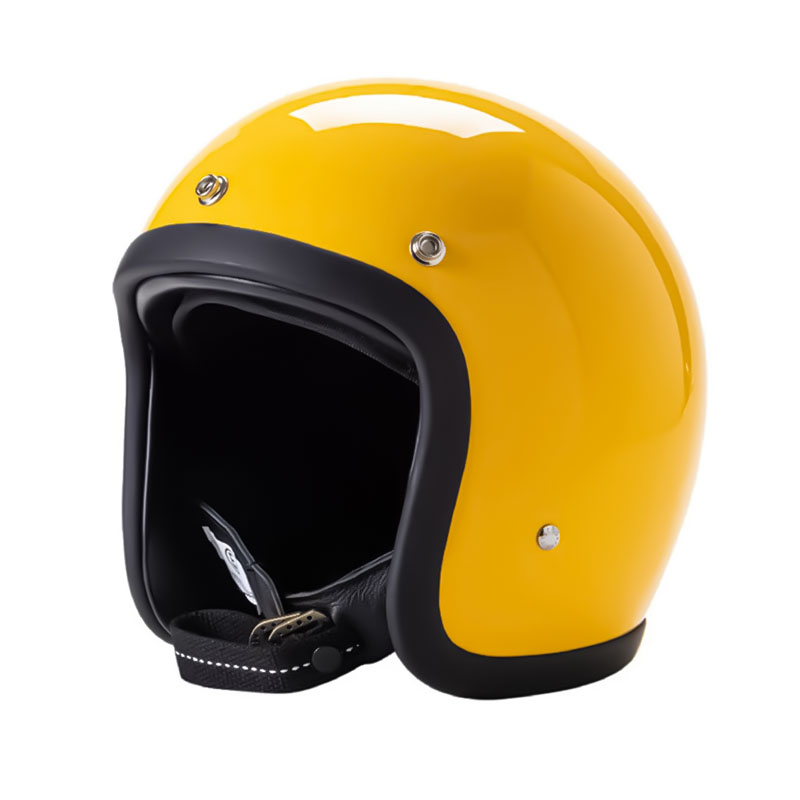 Classic Vintage Motorcycle Helmet DOT ECE Certified