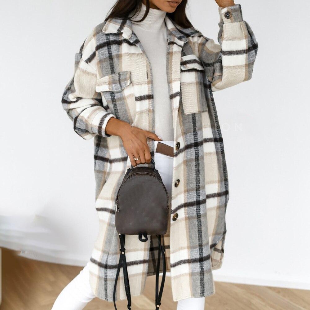 Warm Cozy Flannel Jacket for Women