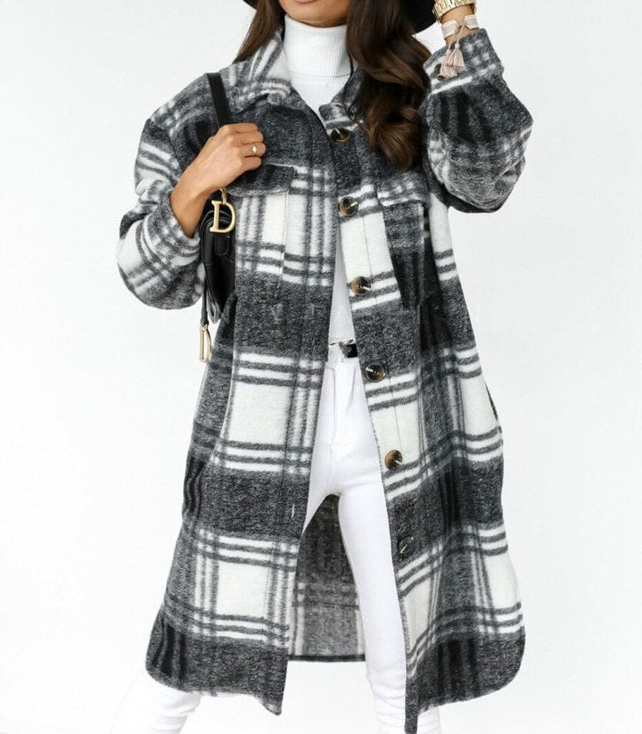 Warm Cozy Flannel Jacket for Women