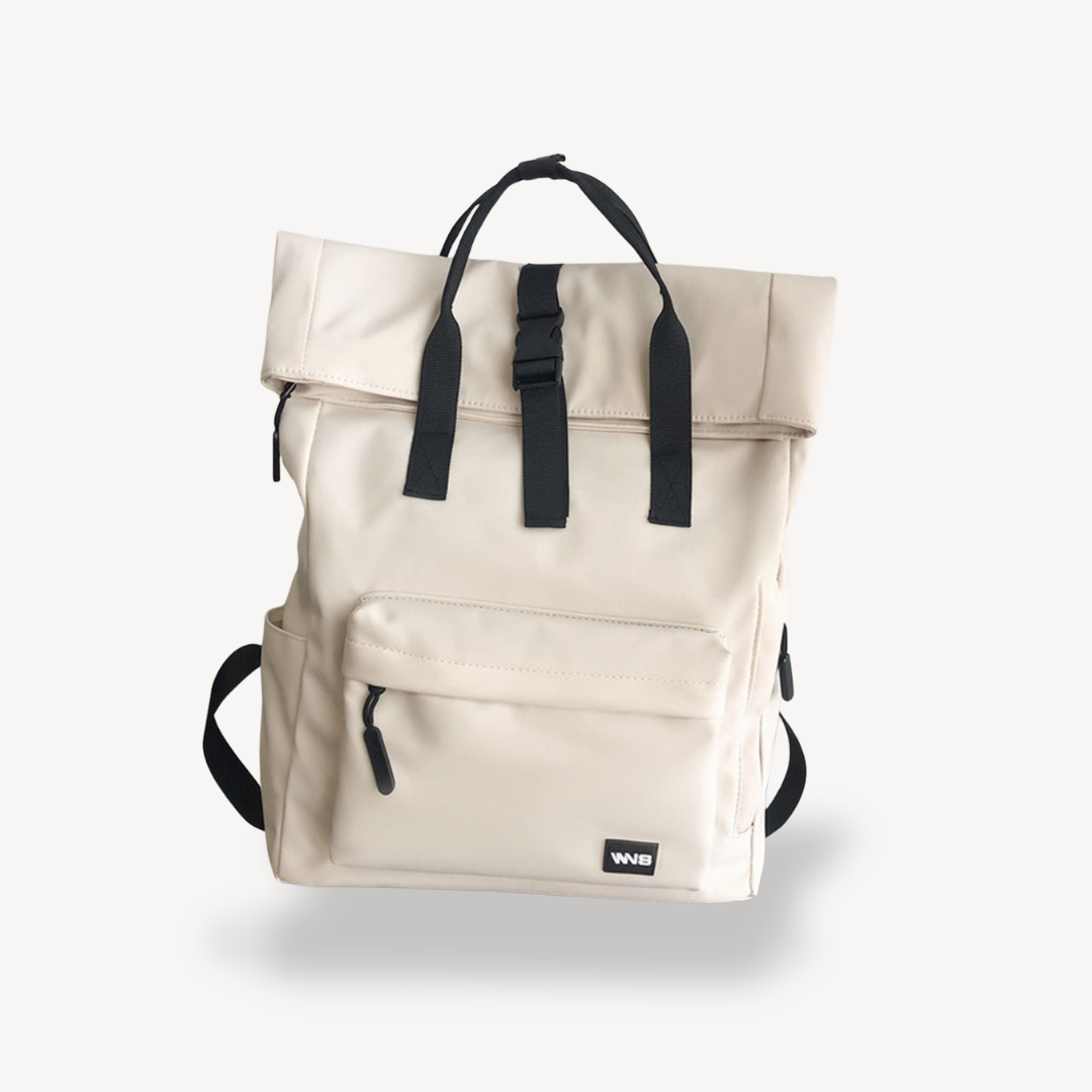Women's Polyester Roll Top Backpack