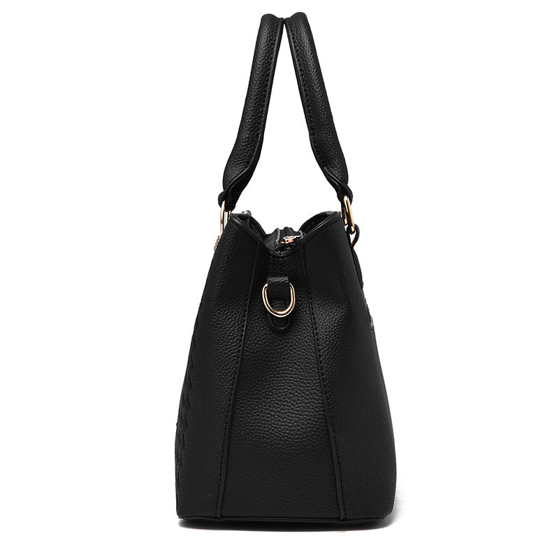 Vegan Leather Shoulder Bag - Eliza