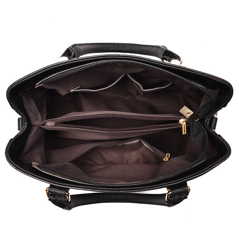 Vegan Leather Shoulder Bag - Eliza