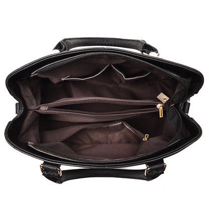 Vegan Leather Shoulder Bag - Eliza