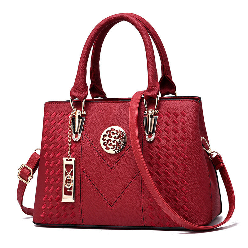 Vegan Leather Shoulder Bag - Eliza
