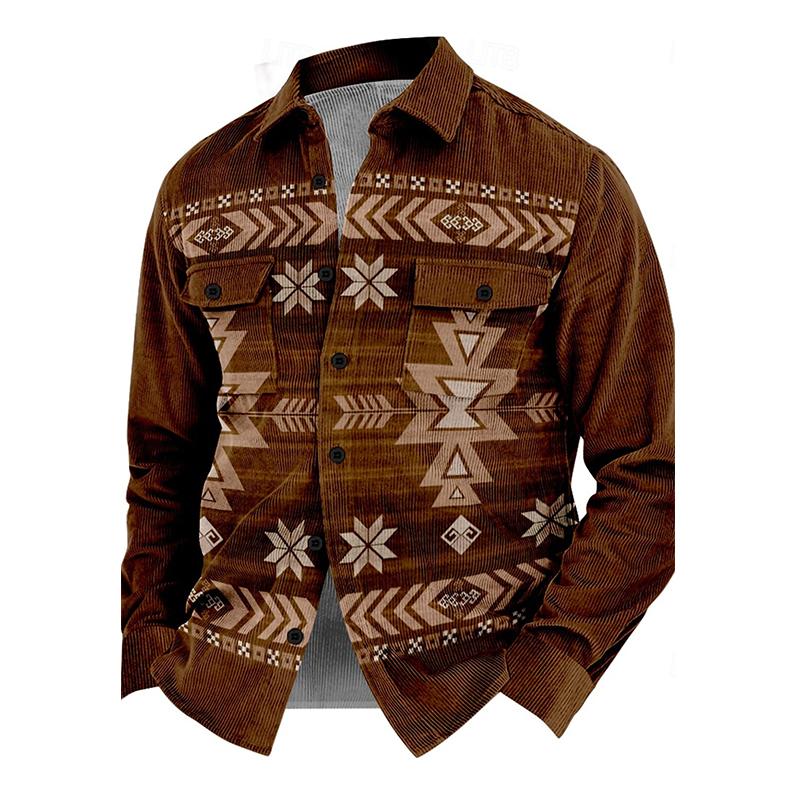 Vintage men's jacket with buttons – Henri
