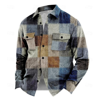 Vintage men's jacket with buttons – Henri