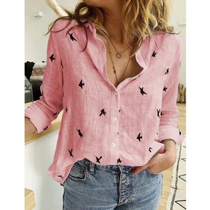 Women's Classic Comfortable Blouse - BritishElegance
