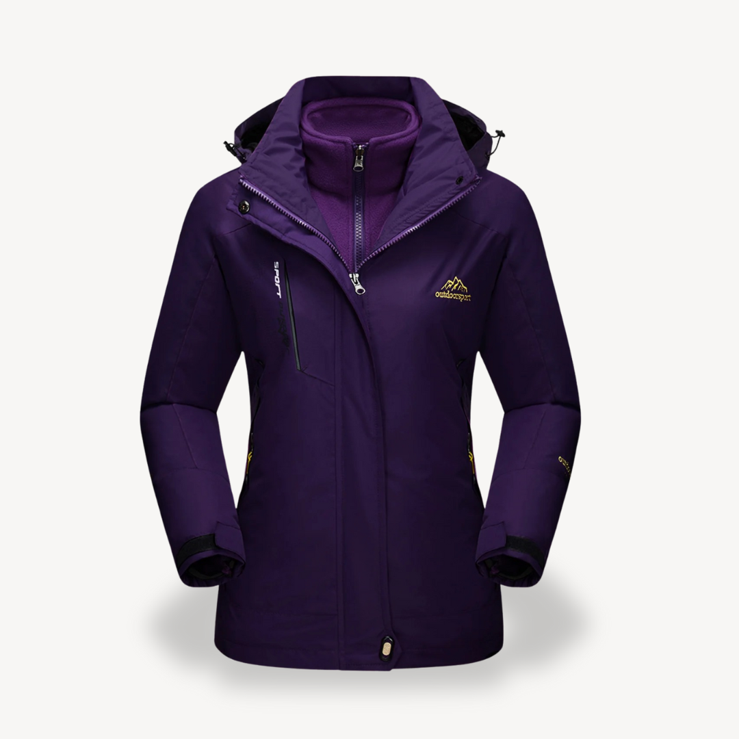 Women's 3-in-1 Waterproof Ski Jacket