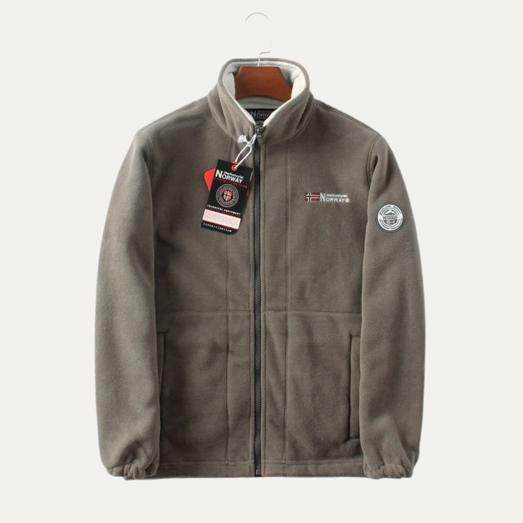 Men’s Casual Fleece Zip-Up Jacket