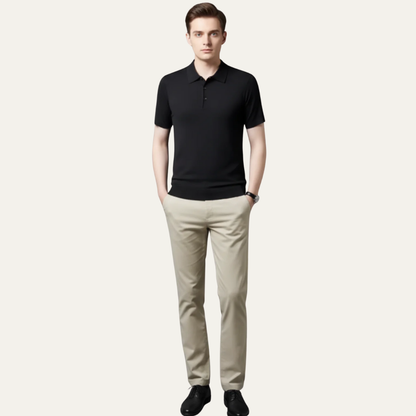 Men’s Refined Knit Polo Shirt